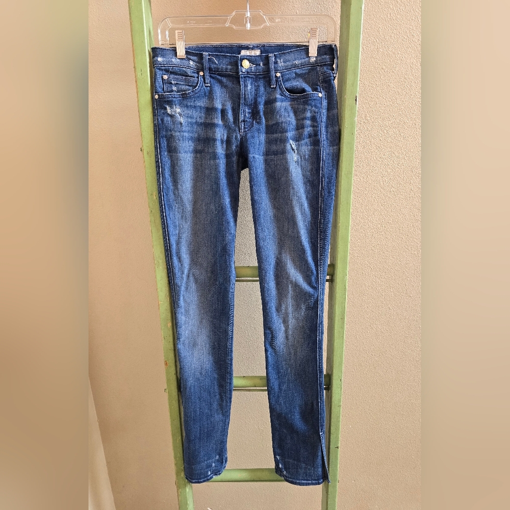 MOTHER The Slasher Skinny Jean In Hillbilly Heart, Sz 27